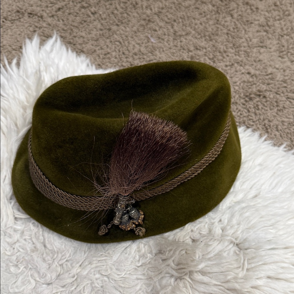 vintage Brüder Dobesch Bavarian Tyrolean hat Wien felt hat‎ made in Austria